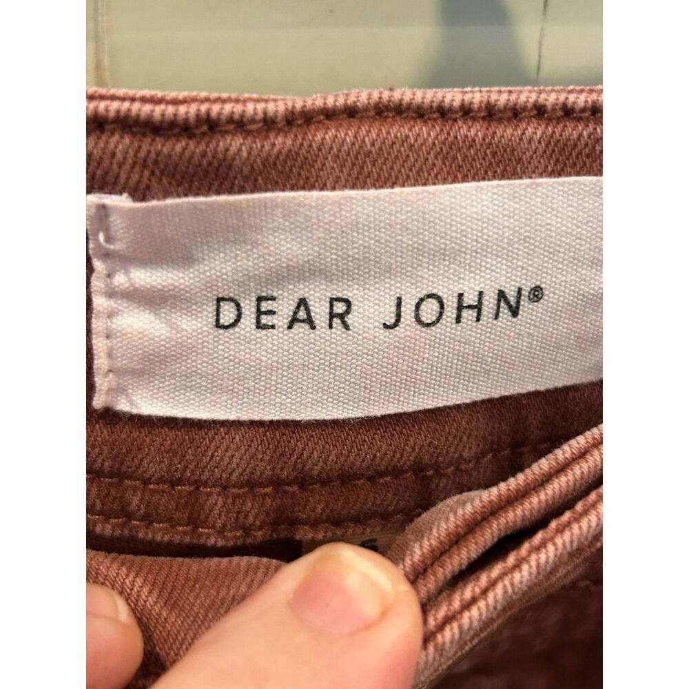 Dear John Holly Super High Rise Wide Hem Straight Jeans in Cinnamon - Size 26 - Picture 8 of 8